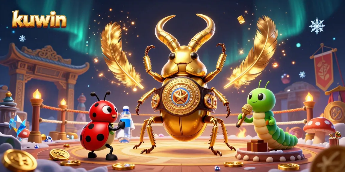Kuwin players enjoying diverse casino games amidst a vibrant 3D illustrative scene.