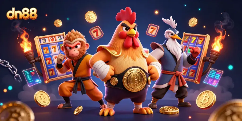 Engage with thrilling slots at dn88, featuring unique jackpots and vibrant 3D characters.