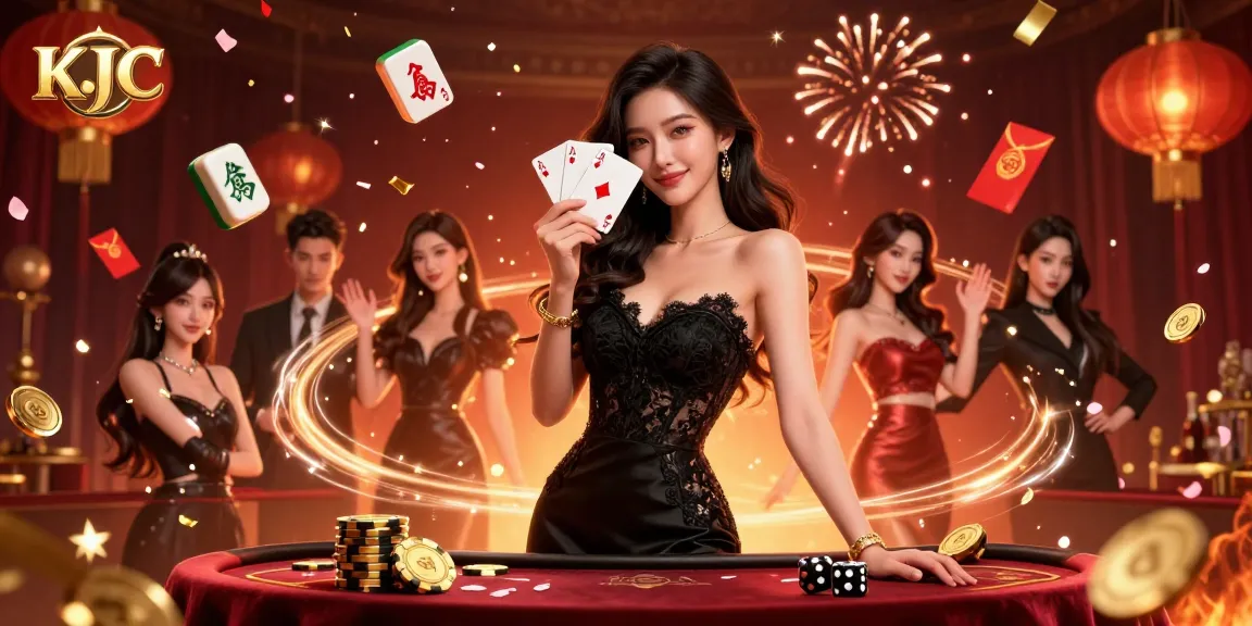 KJC players enjoy a thrilling casino experience with luxury elements and vibrant gaming atmosphere.