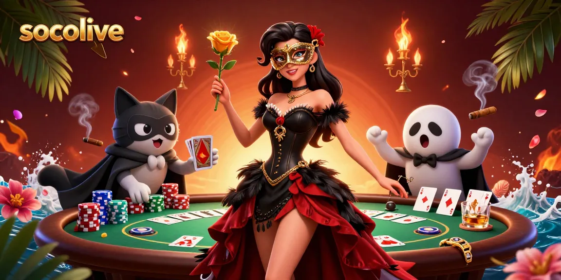 Socolive delivers thrilling live poker action with stunning visuals, engaging gameplay, and a captivating atmosphere.