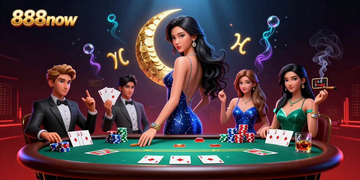 Experience the thrills of 888now with immersive casino action featuring vibrant poker elements.