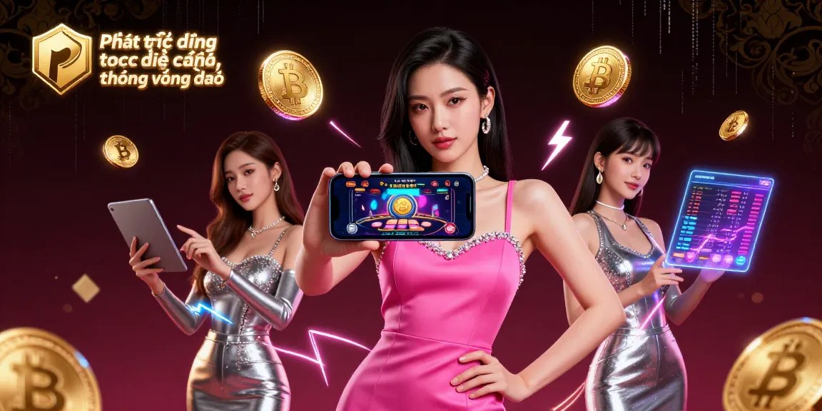 Experience Phát trực tiếp tốc độ cao, không quảng cáo with immersive live dealer casino games showcased on a smartphone.