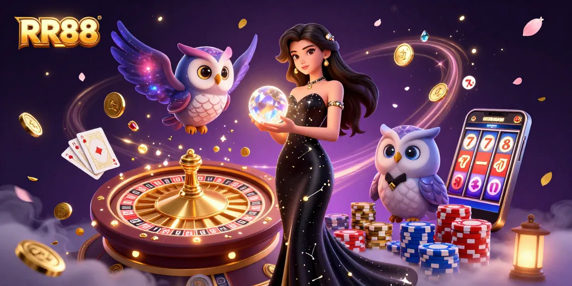 Bet big with RR88 at a luxurious online casino featuring dazzling gems and games