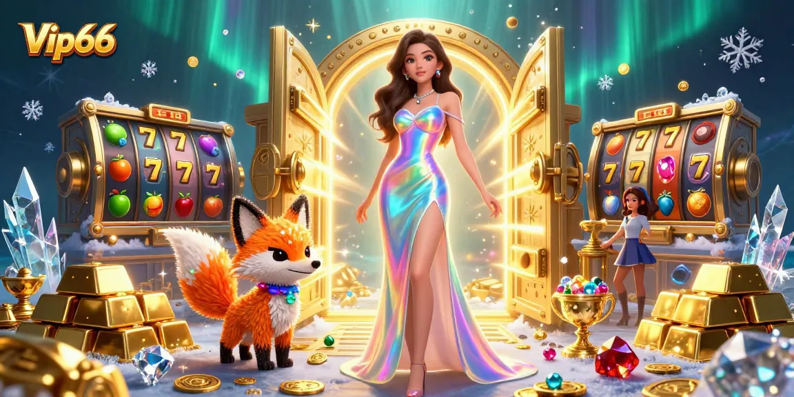 Experience thrilling gameplay at Vip66 with vibrant colors and exciting casino elements.