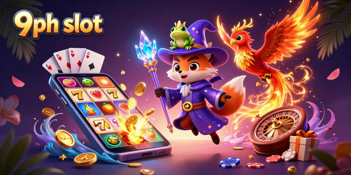 Engage with thrilling 9ph slot games surrounded by magical characters and dynamic casino elements.