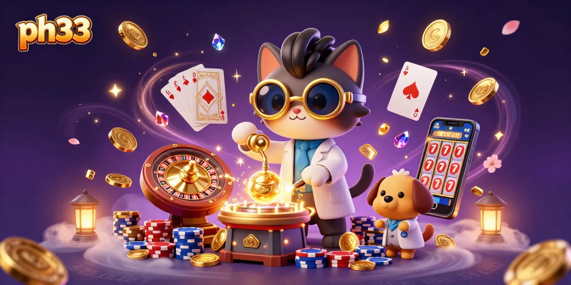 Engage in thrilling gameplay at ph33 with vibrant characters and dynamic casino elements.
