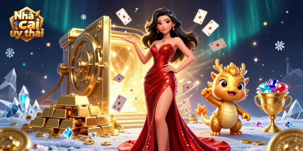 Experience thrilling adventures at Nhà cái uy tín while playing cards and winning gems in this captivating casino scene.