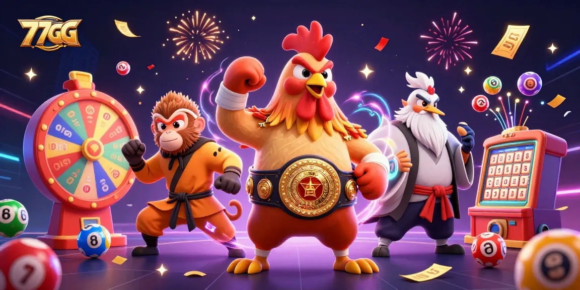 Experience thrilling gameplay with 77GG's exciting features, vibrant casino themes, and dynamic actions.
