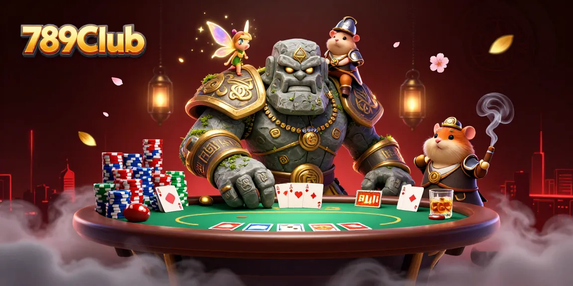 Engage with 789Club's captivating atmosphere filled with fantasy characters, poker excitement, and magical elements.