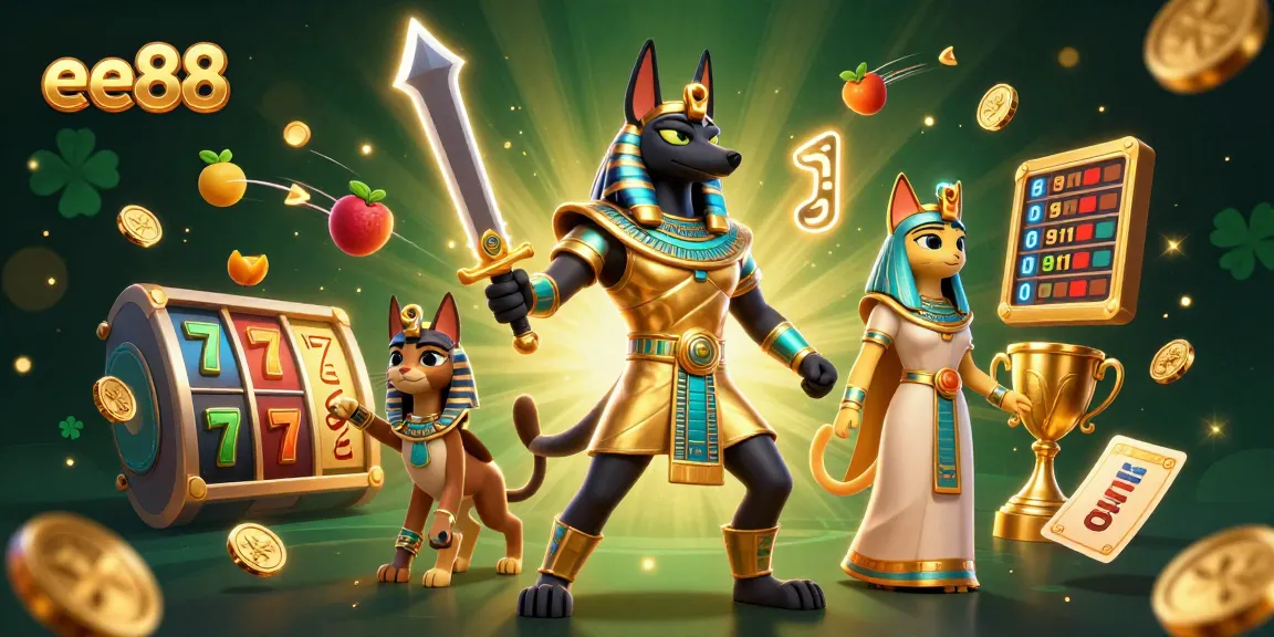 Experience the excitement of ee88 slots with ancient Egyptian warrior characters and dynamic casino elements.