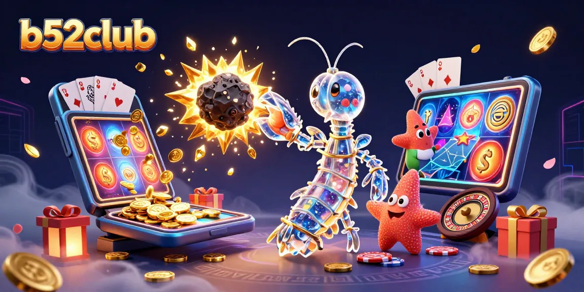 Engage with b52club gaming, featuring dynamic characters and thrilling casino elements.