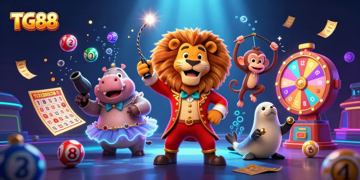 Experience the vibrant excitement of TG88 with dynamic casino elements and engaging characters