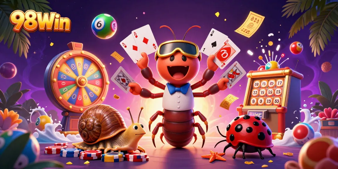 Experience exciting moments at 98Win with thrilling games and vibrant energy around a lively casino scene.