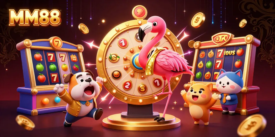 Play slots at MM88 and experience excitement with vibrant 3D casino visuals.