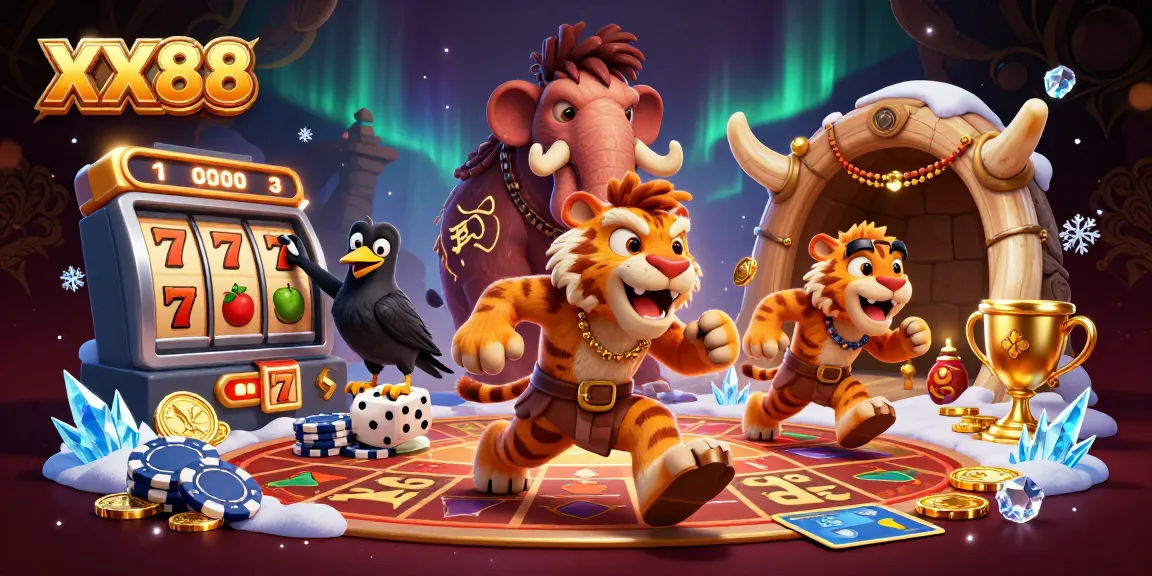 Experience thrilling casino action with XX88's unique prehistoric theme, featuring dynamic game elements.