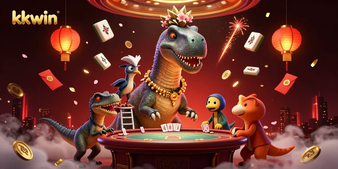 Experience exciting gaming at kkwin with a vibrant casino scene illustrating rich elements of chance and fortune.