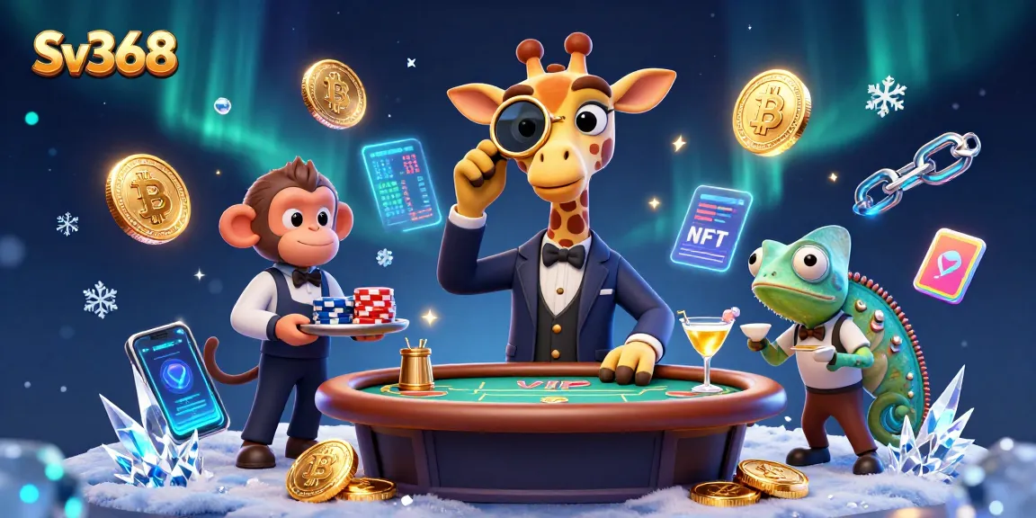 Experience high stakes at Sv368 with a golden cocktail and poker excitement in this vibrant casino scene.