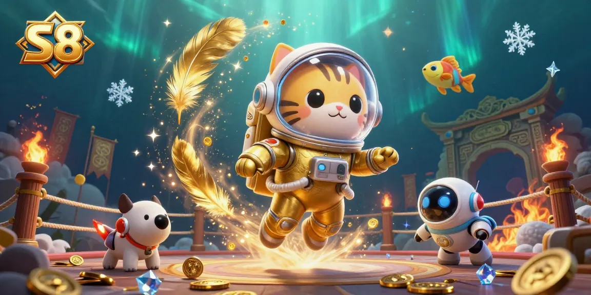 S8 offers thrilling casino action with dynamic characters in a vibrant betting scene.