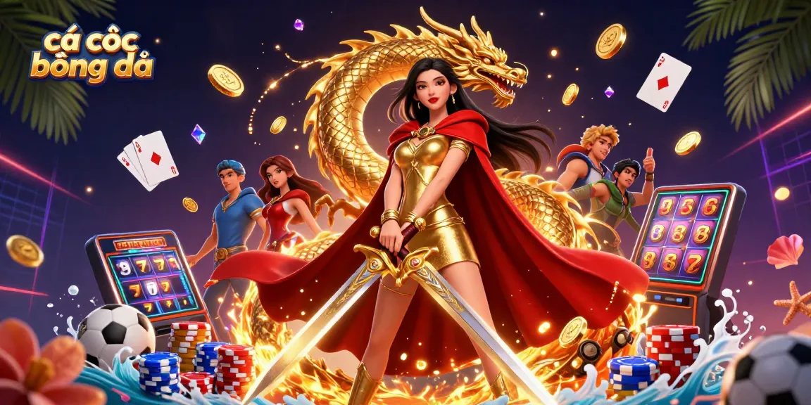 Engage in cá cược bóng đá with dynamic sports betting elements and captivating visuals.