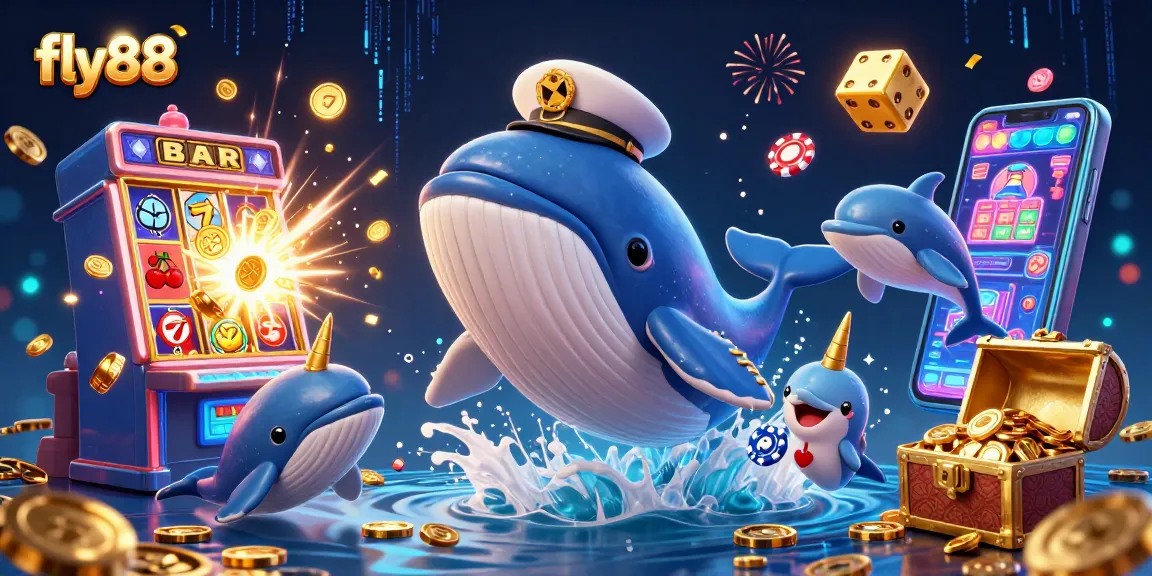 Experience thrilling play at fly88 with vibrant 3D characters and dazzling casino elements.
