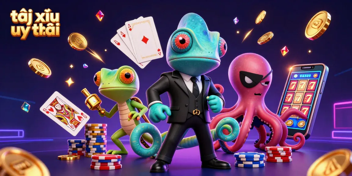 Experience the excitement of tài xỉu uy tín with vibrant characters and dynamic gaming elements.