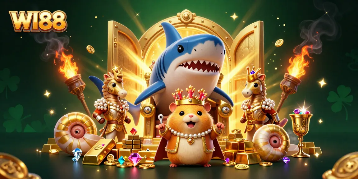 Experience thrilling gameplay at WI88 with an exciting scene of treasure and adventure.
