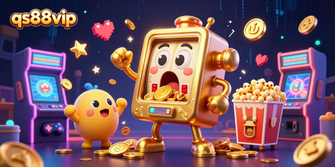 Experience the thrilling jackpot action of qs88vip with lively golden slot machines and vibrant casino elements.