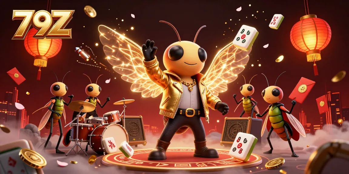 Experience thrilling gaming adventures with 79Z at this lively 3D casino illustration showcasing excitement and entertainment.