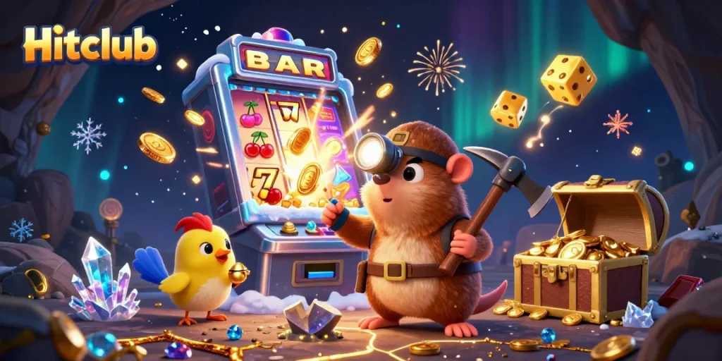 Hitclub offers immersive gaming experiences with slot machines and treasure hunting adventures.