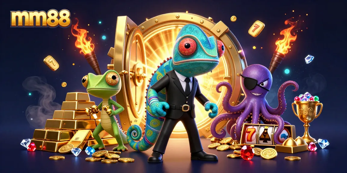 Experience winning strategies at mm88 with a vibrant casino scene featuring dynamic game elements.