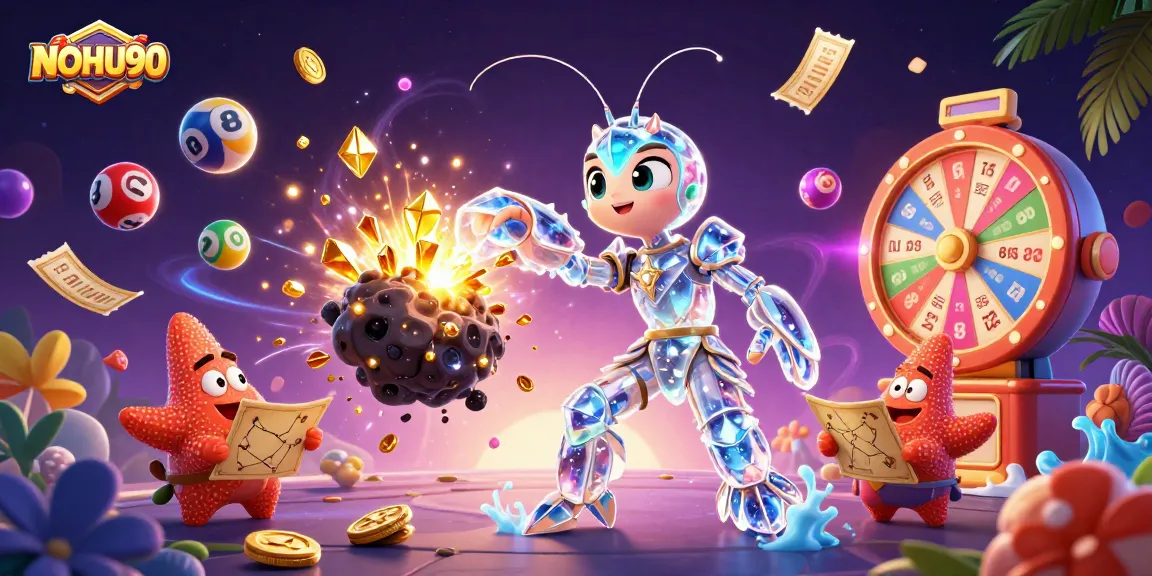 Experience exciting gaming action at NOHU90 with vibrant jackpots and dynamic elements in play.
