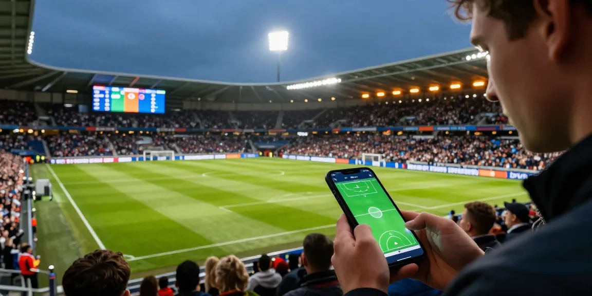 Lucky88 sports betting scene with live odds, match predictions, and analysis during an intense football match.