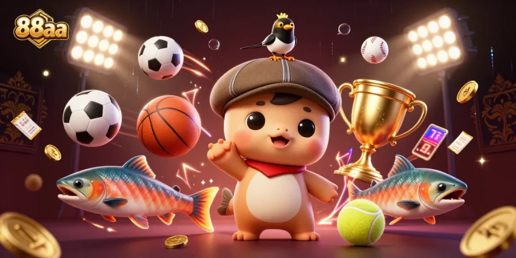 Bet on exciting moments with 88aa, capturing the dynamic thrill of online gaming adventures.