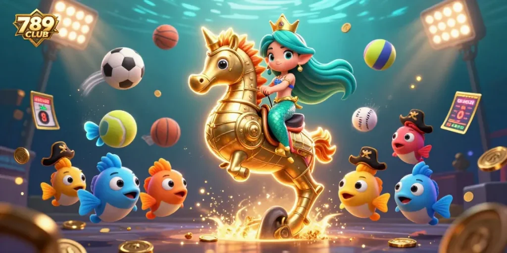 Win big at 789CLUB with this vibrant underwater adventure featuring exciting casino elements