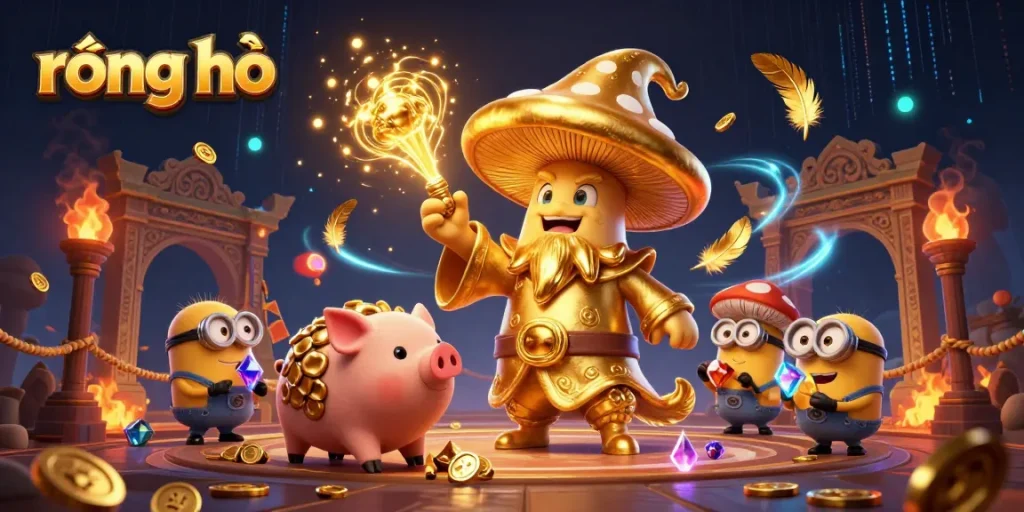 Engage with the rồng hổ casino magic through golden wizardry and treasure hunting elements.