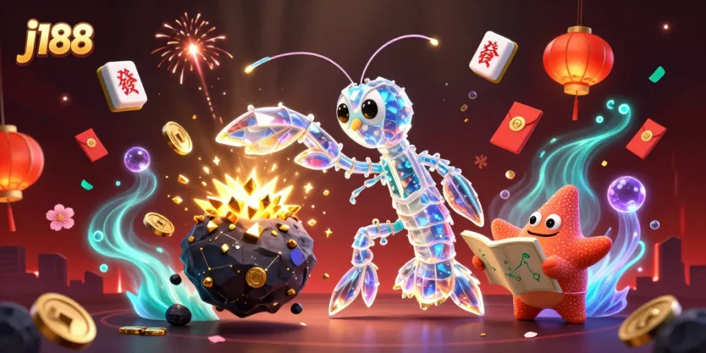 Experience thrilling wins at j188's casino with an epic 3D gambling adventure.