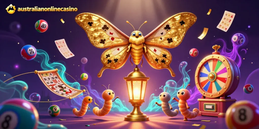 Experience thrilling gaming magic with australianonlinecasino as vibrant lottery elements burst forth.