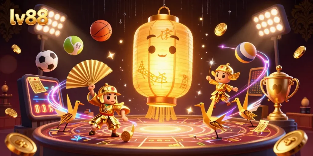 Engage with lv88, where the spirited lantern illuminates a vibrant night market casino.