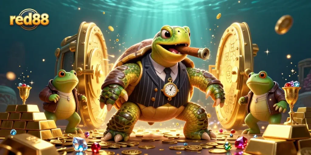 Experience winning with red88 as a massive snapping turtle in mobster style leads the casino scene.