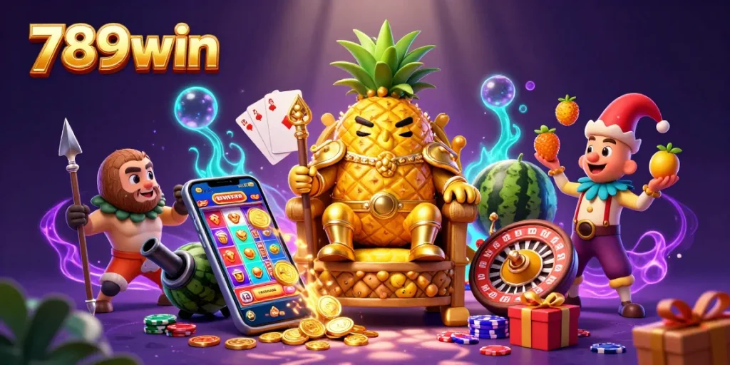Engage in thrilling slots action with vibrant visuals capturing the excitement of 789win.