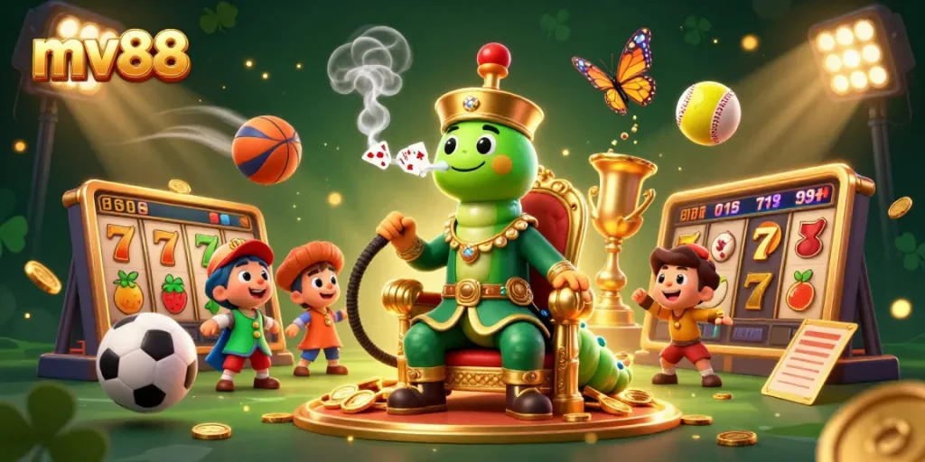 Experience thrilling gameplay at mv88 with vibrant casino elements and engaging characters.