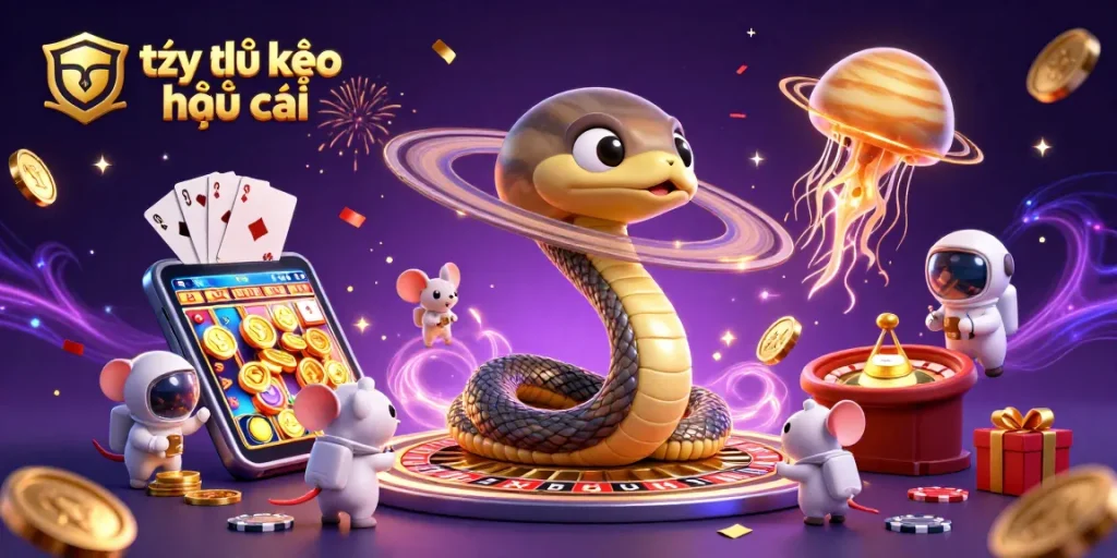 Experience the thrill of tỷ lệ kèo nhà cái as astronaut mice bet on an epic cosmic roulette wheel!