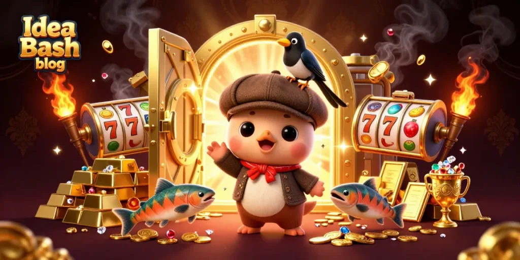 Engage with the thrilling world of Idea Bash blog through vibrant 3D casino artistry.